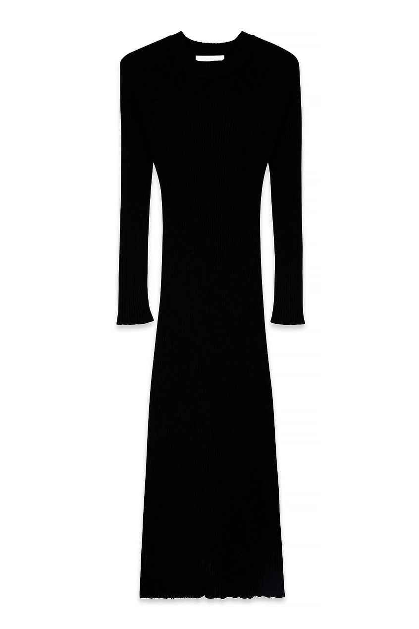 Na-kd Knitted Ribbed Maxi Dress