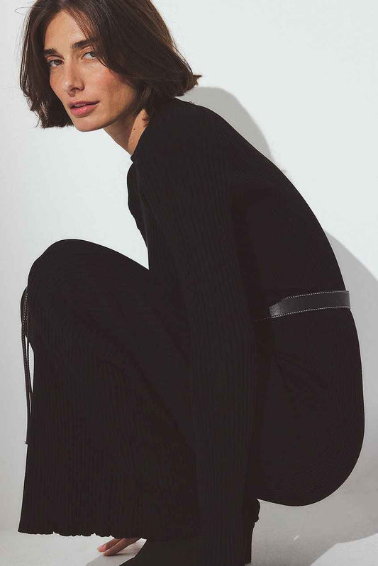 Na-kd Knitted Ribbed Maxi Dress