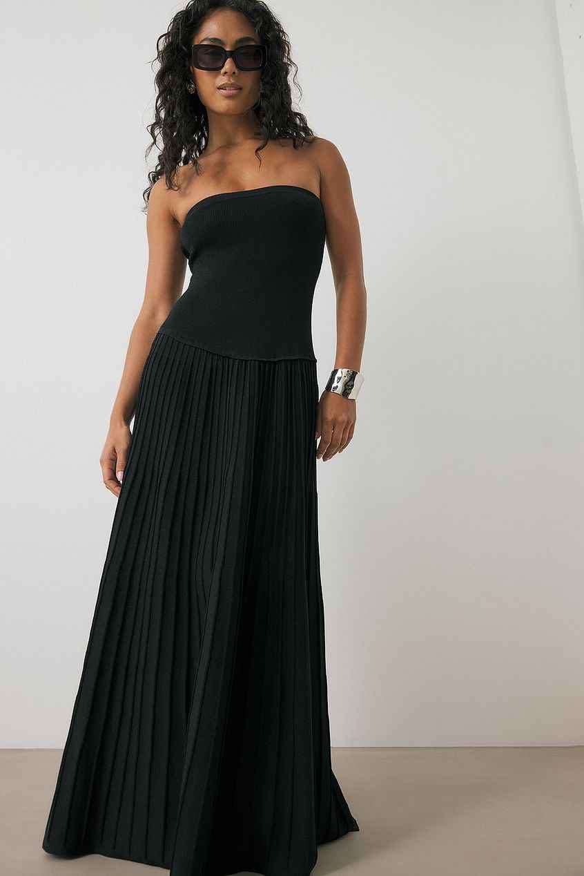 Na-kd Knitted Tube Maxi Dress