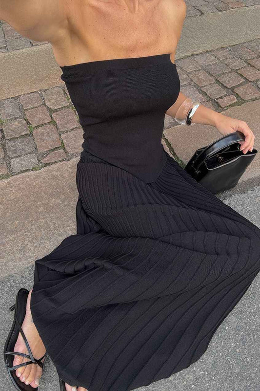 Na-kd Knitted Tube Maxi Dress