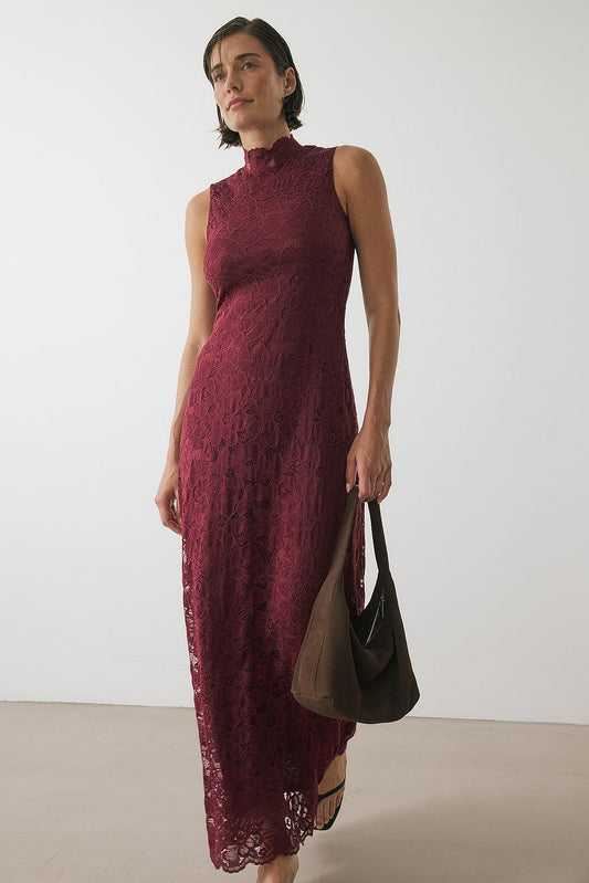Na-kd Lace Maxi Dress