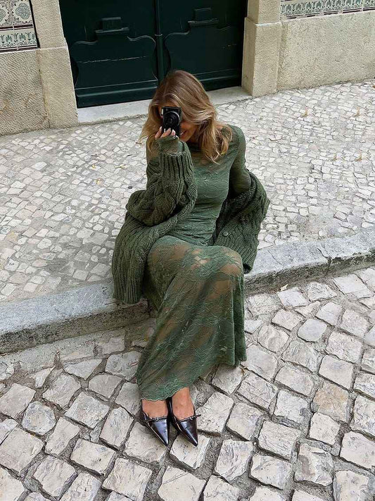 Na-kd - Lace Maxi Dress