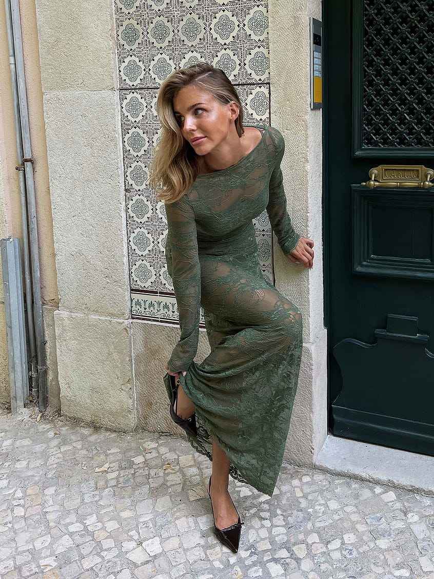 Na-kd - Lace Maxi Dress