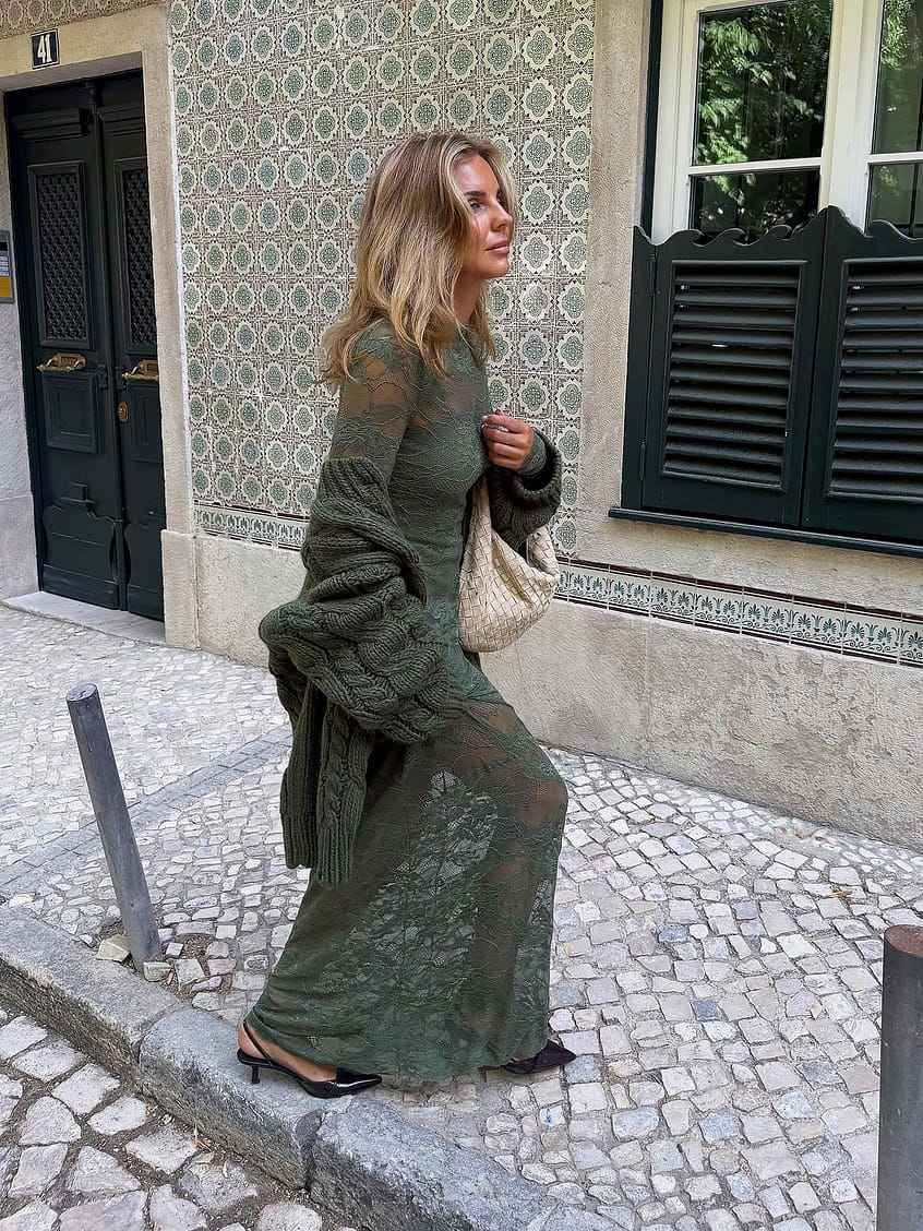 Na-kd - Lace Maxi Dress