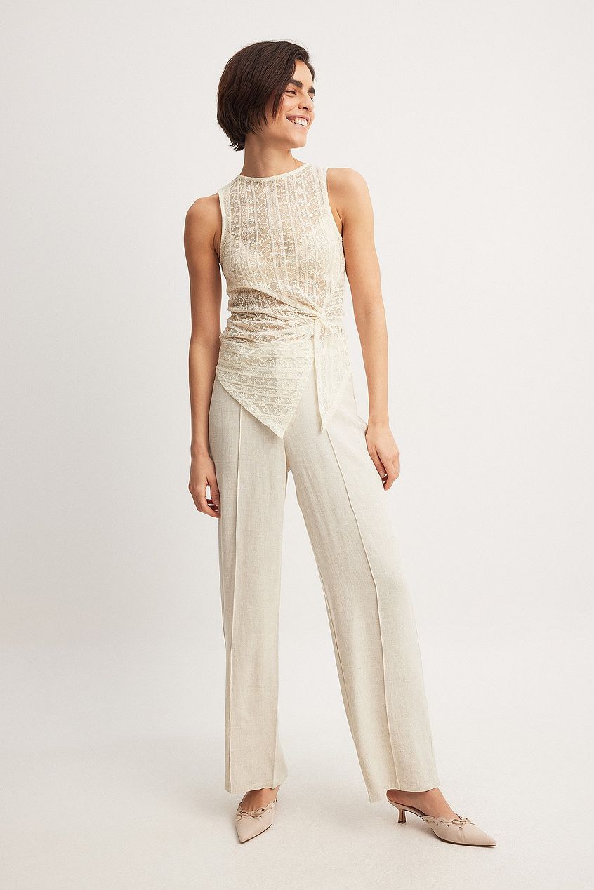 Lace Twist Top