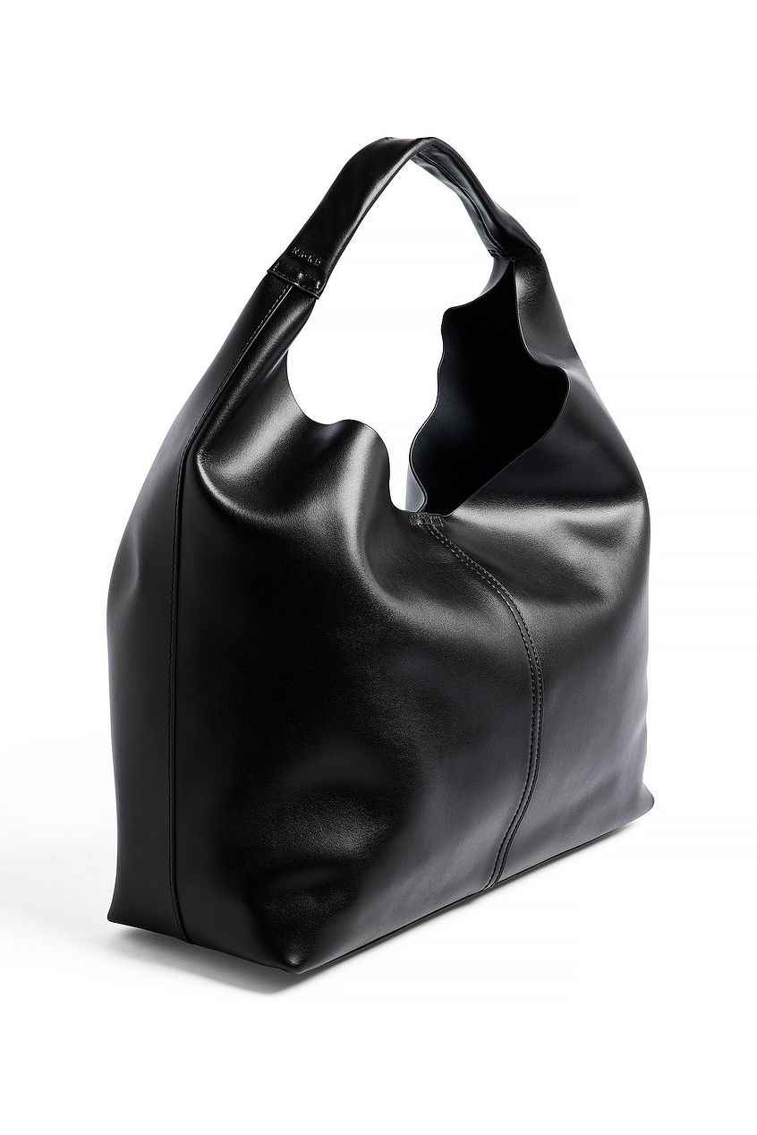 Na-kd Leather Triangular Tote Bag