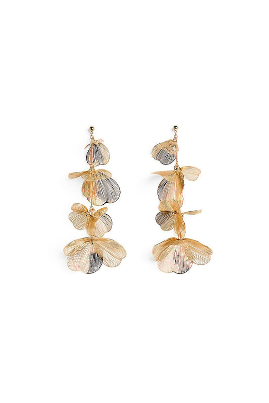 Long Flower Earrings