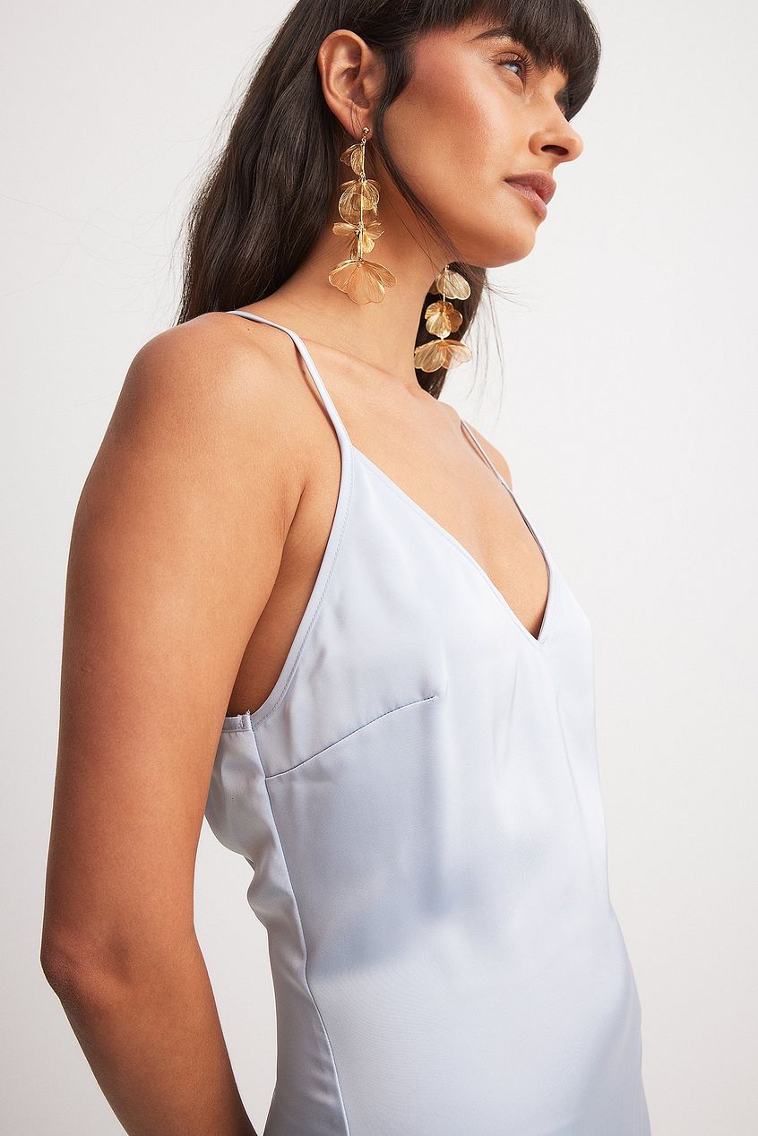 Long Flower Earrings
