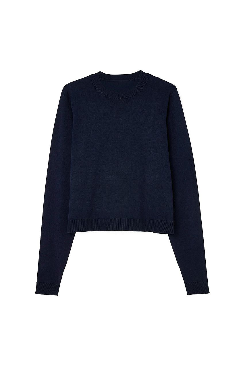 Long Sleeve Detail Knitted Top