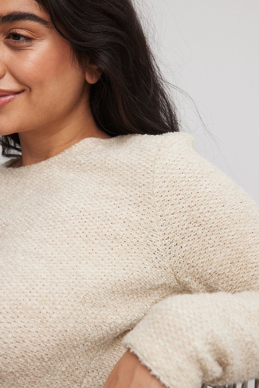 Long Sleeve Structure Jersey Top