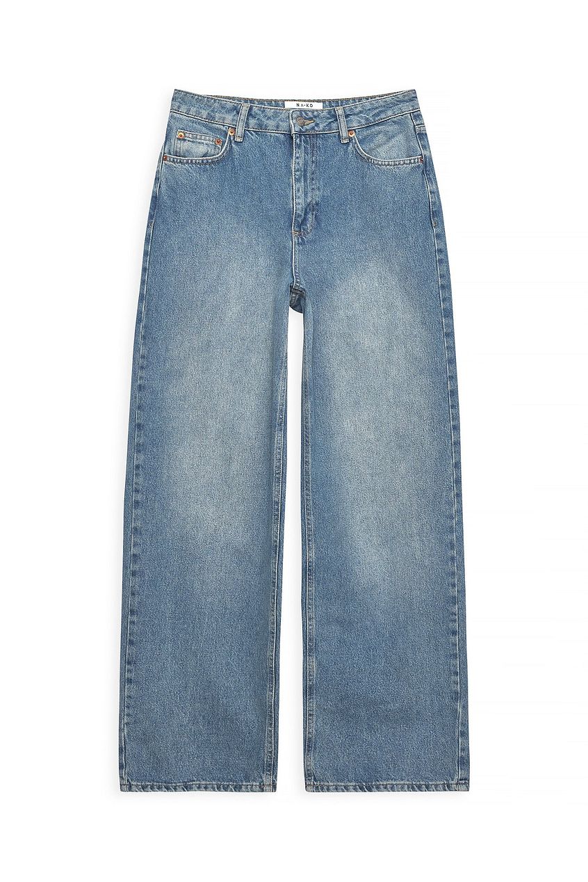 Na-kd Loose Low Waist Long Jeans