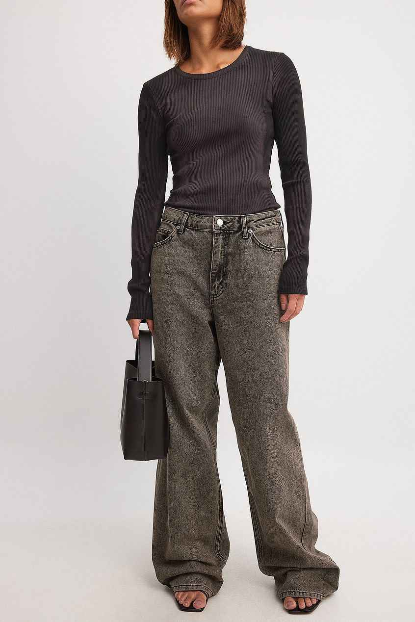 Na-kd - Loose Low Waist Long Jeans