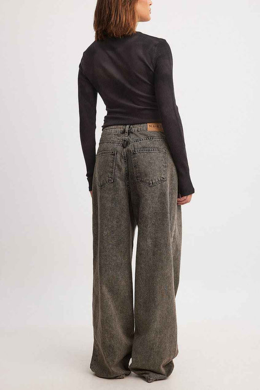 Na-kd - Loose Low Waist Long Jeans
