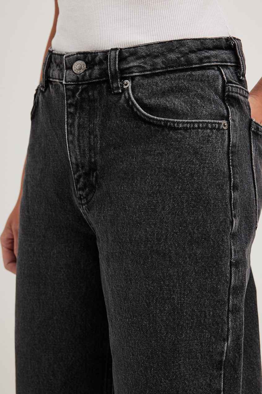 Na-kd - Straight Mid Waist Jeans