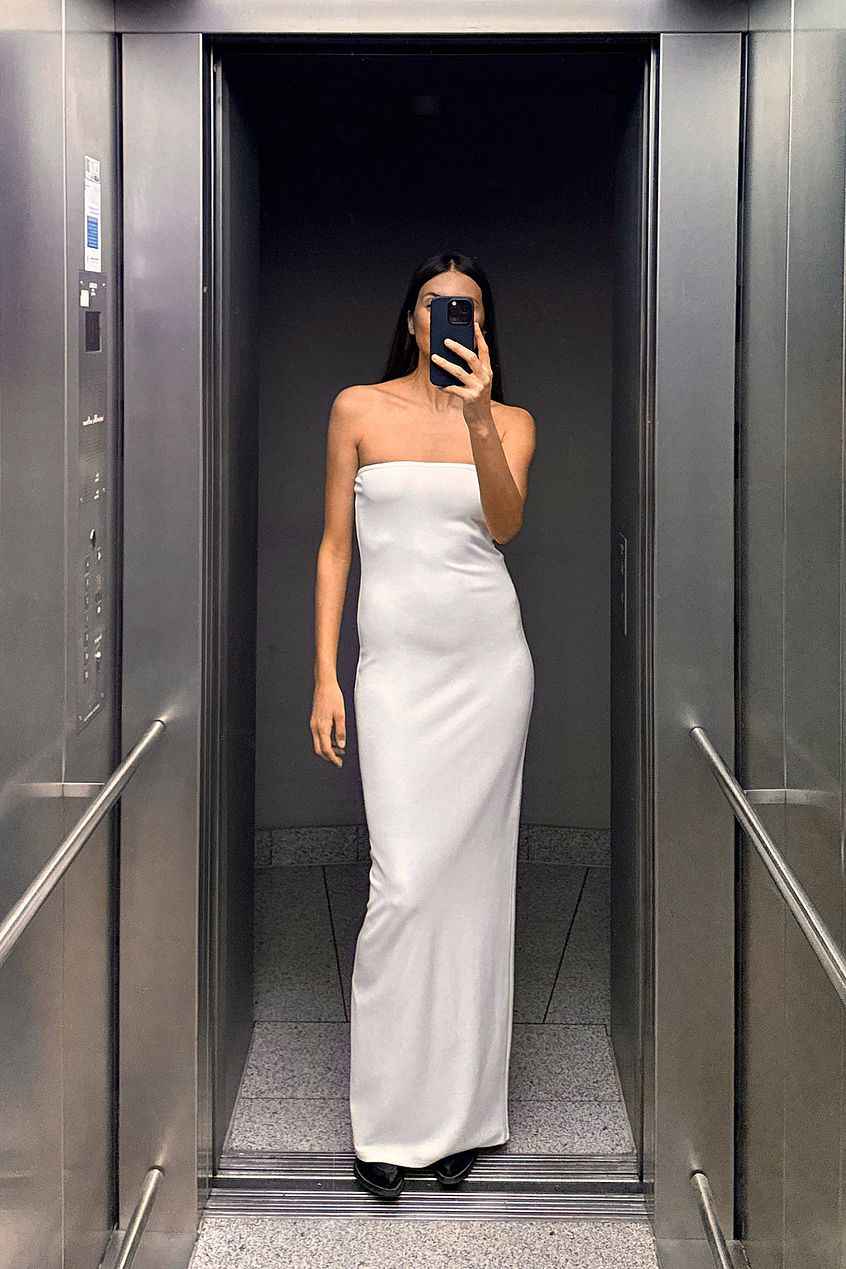 Na-kd Jersey Tube Maxi Dress