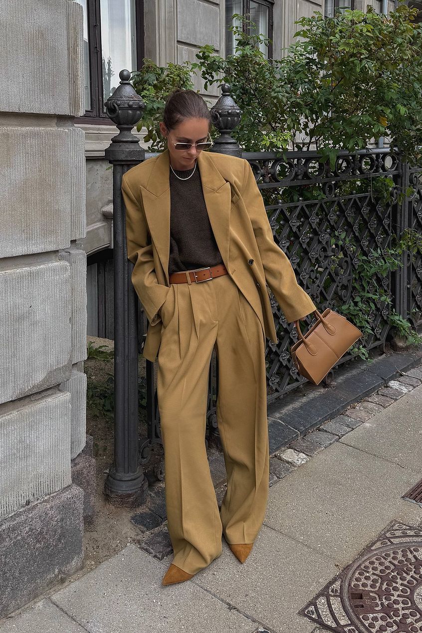 Na-kd Pleated Wide Leg Suit Pants