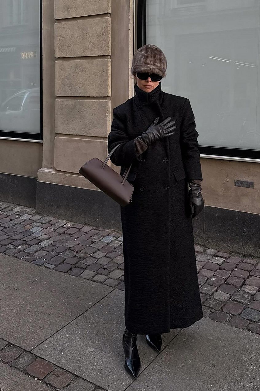 Structured Long Straight Coat