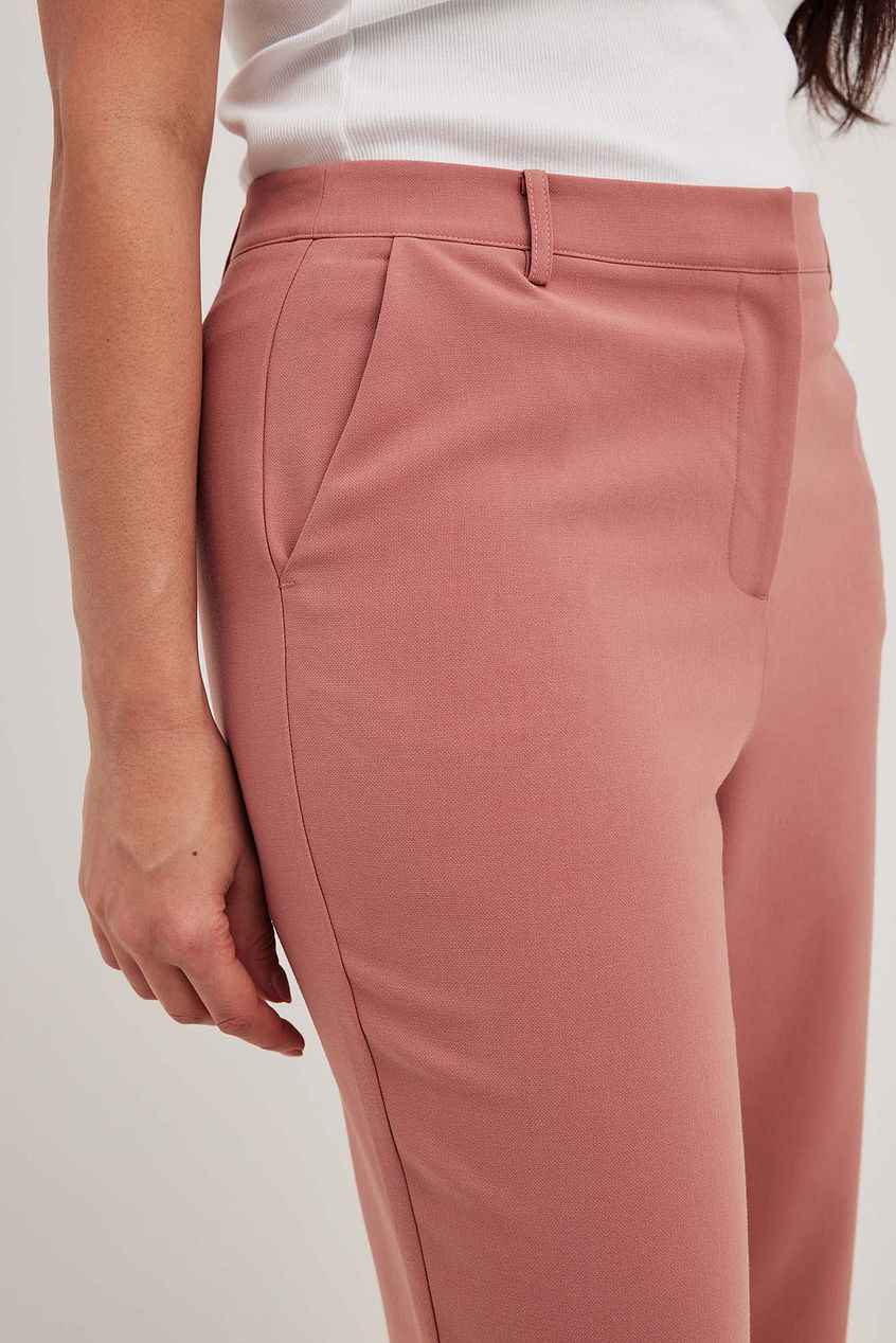 Na-kd Mid Waist Melange Suit Pants