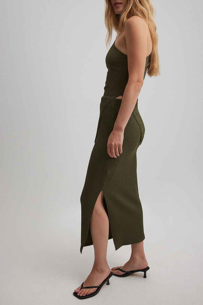 Na-kd Mid Waist Midi Skirt