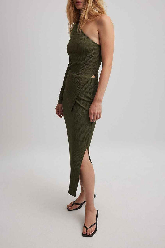 Na-kd Mid Waist Midi Skirt