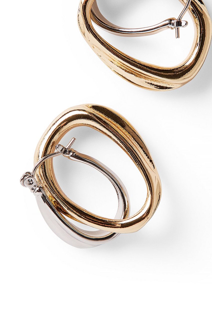 Mixed Oval Shaped Earrings