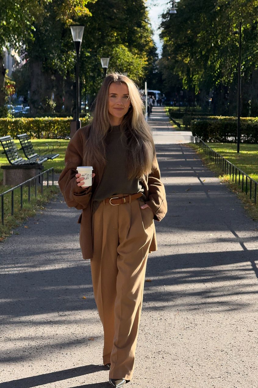 Na-kd Pleated Wide Leg Suit Pants