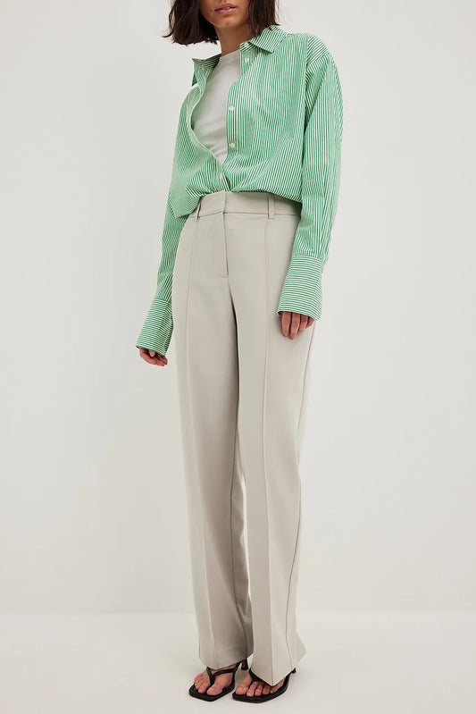 Back Slit Suit Pants