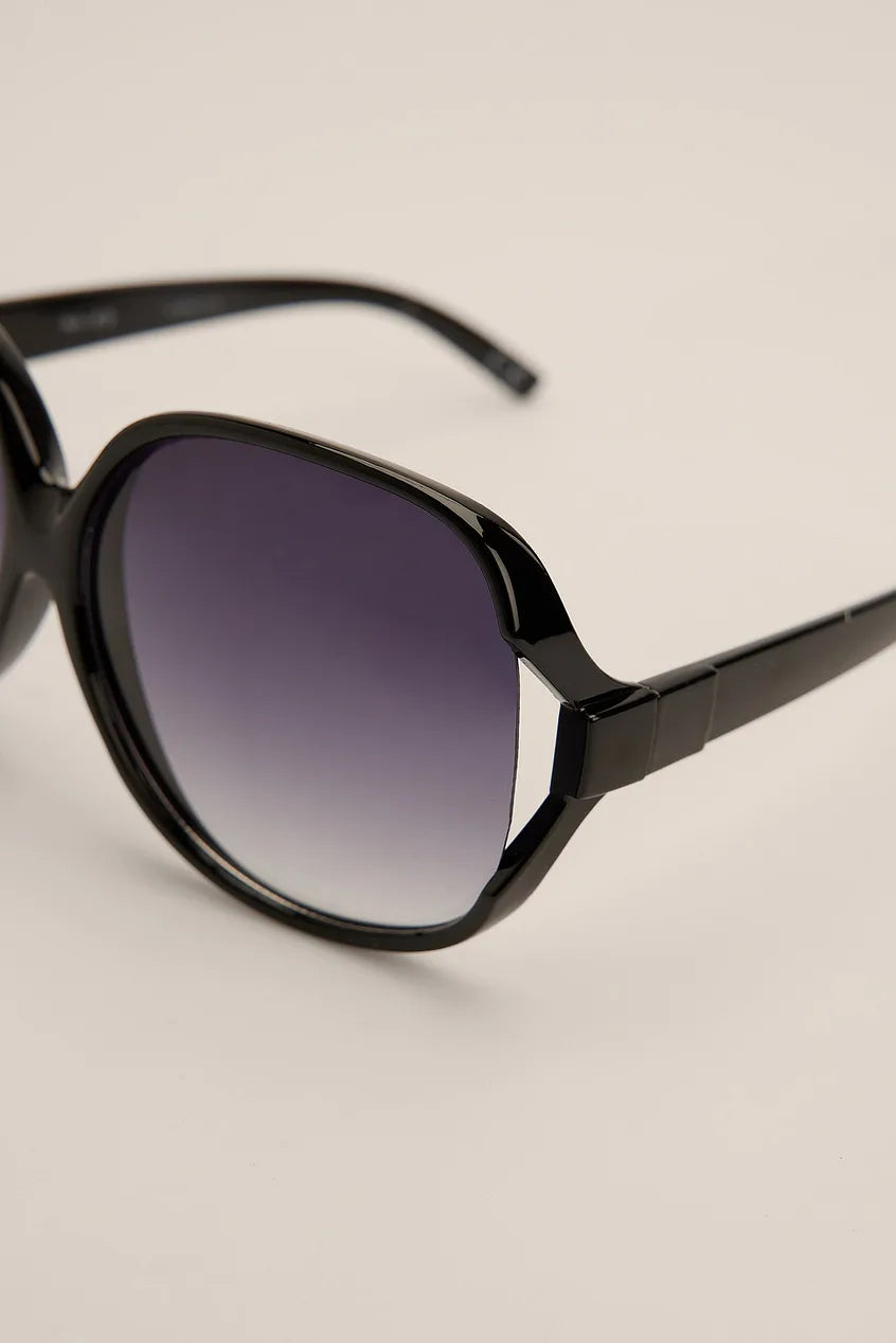 Mega Frame Sunglasses Black