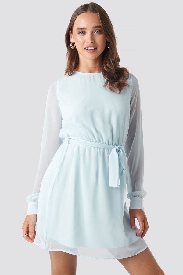 Chiffon Dress Blue