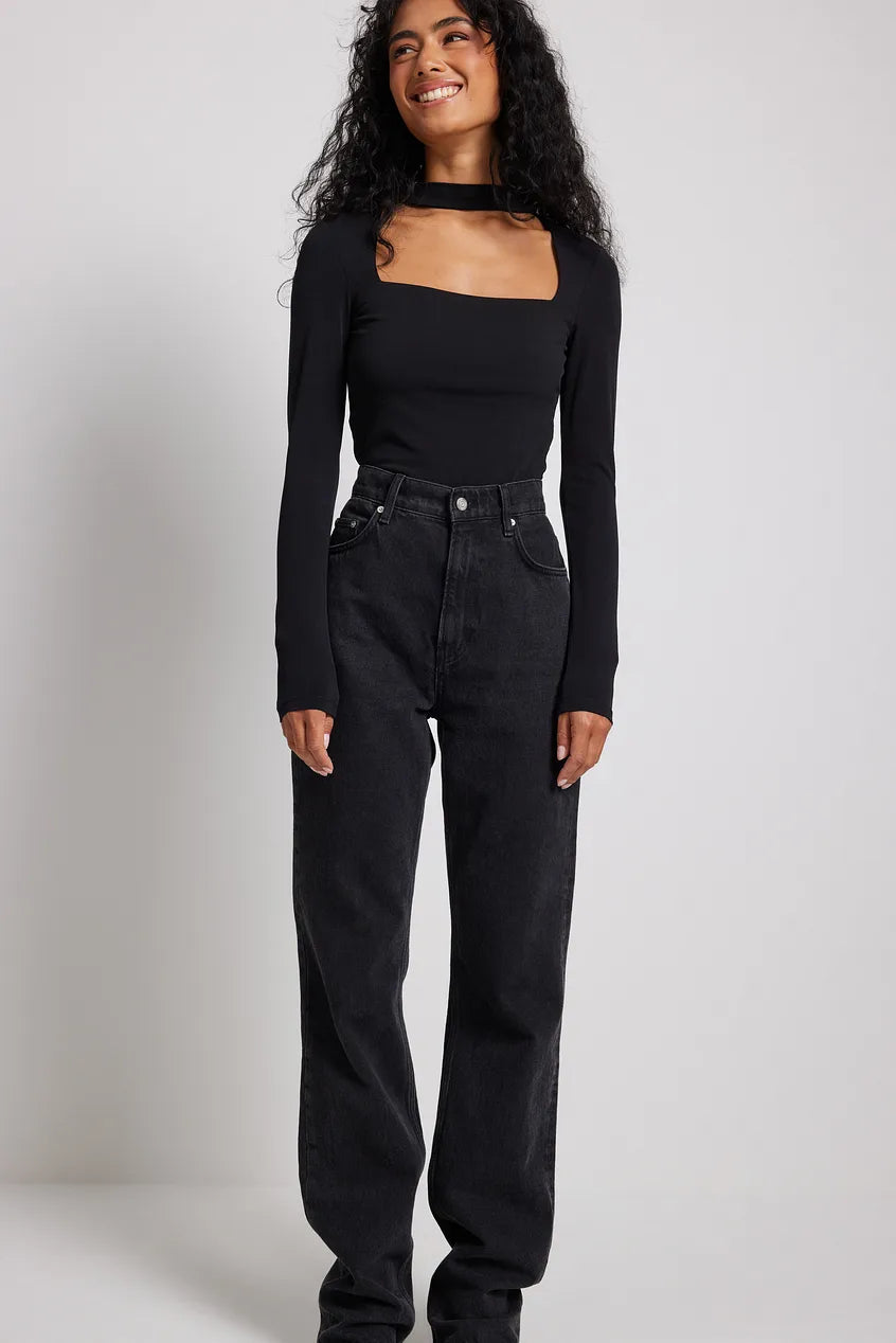 Choker Square Neck Top