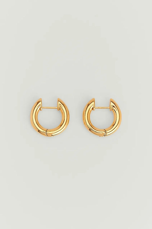 Chunky Gold Plated Hoops