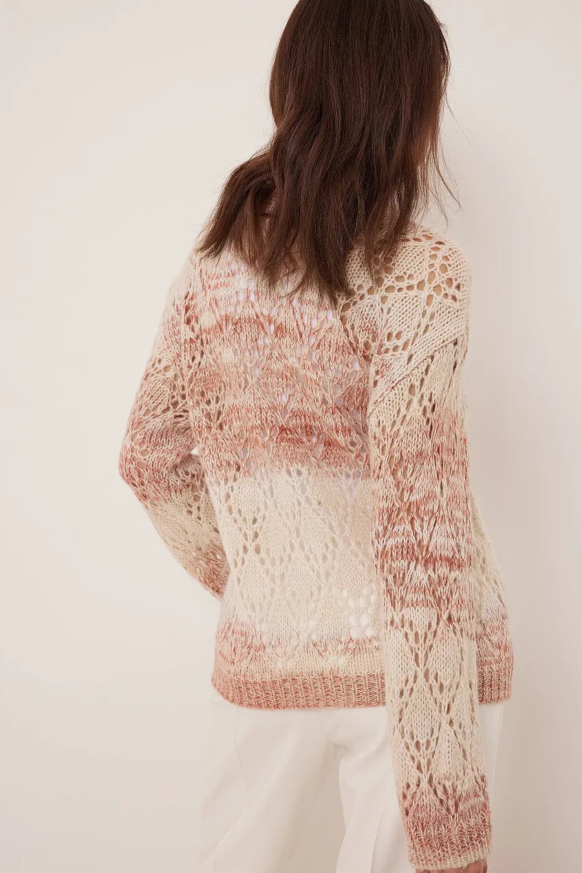 Detail Knitted Oversized Sweater