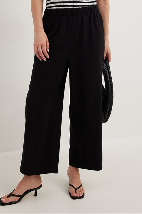 Elastic Waistband Culottes