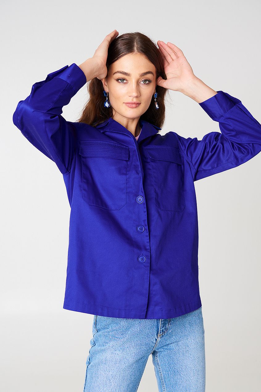 Front Pocket Short Jacket