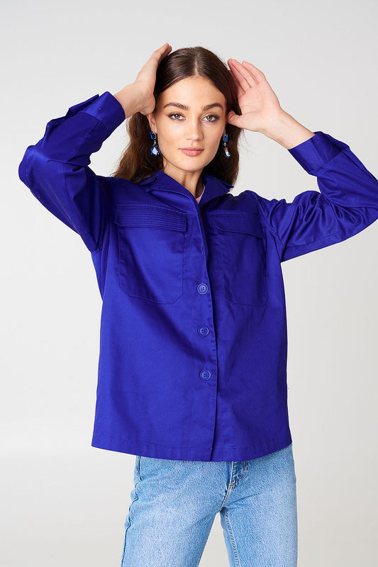 Front Pocket Short Jacket
