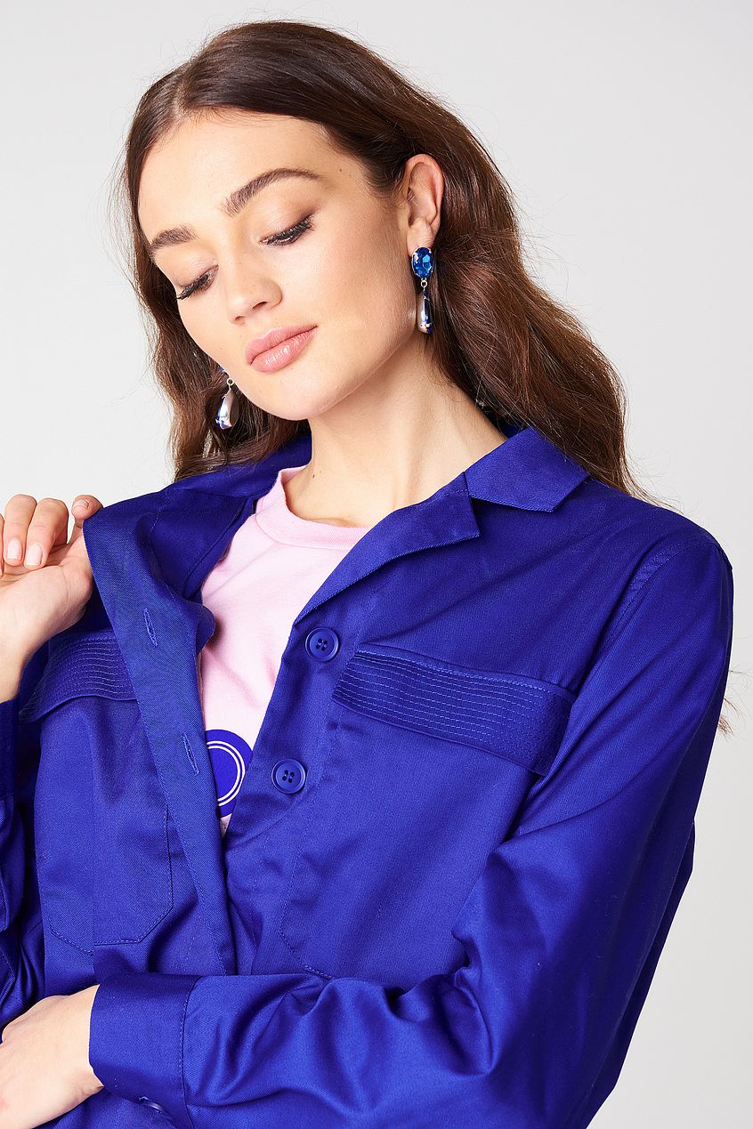Front Pocket Short Jacket
