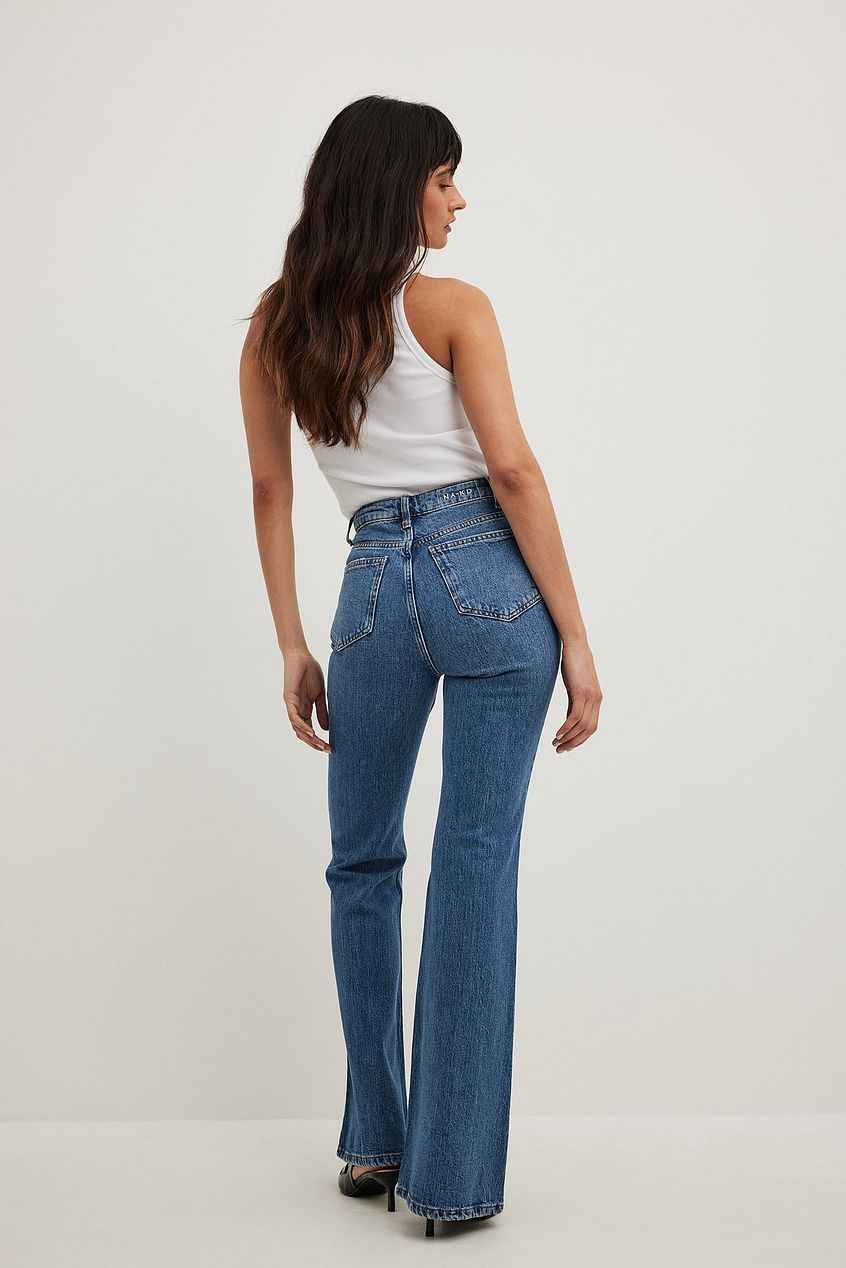 Na-kd - Flared High Waist Jeans