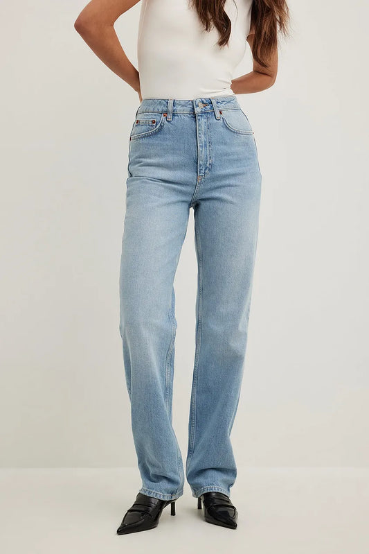 Straight High Waist Jeans
