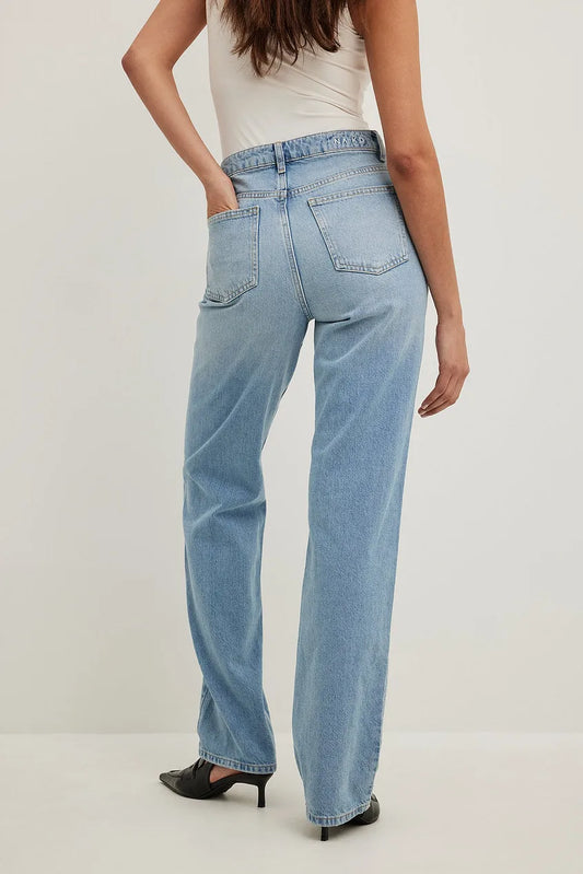 Straight High Waist Jeans