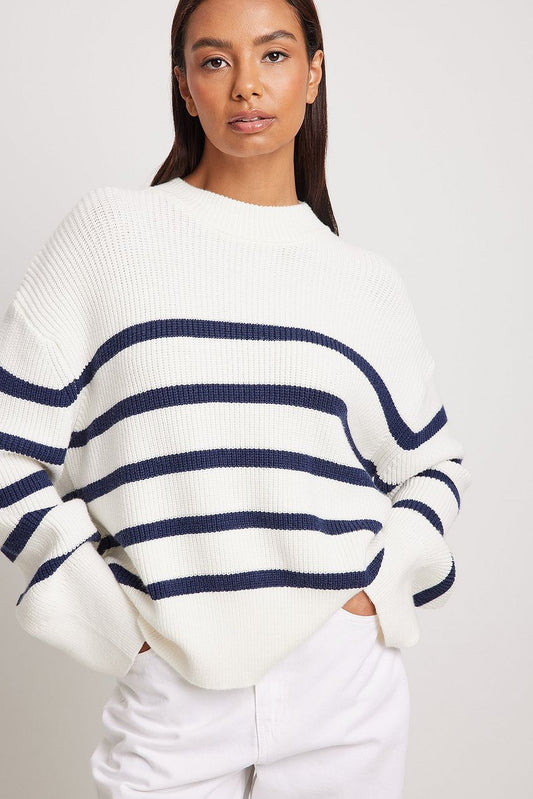 Knitted Striped Sweater