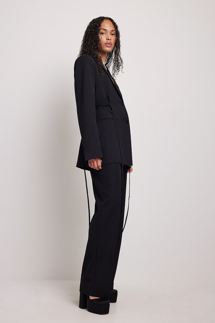 Fitted Lacing Blazer