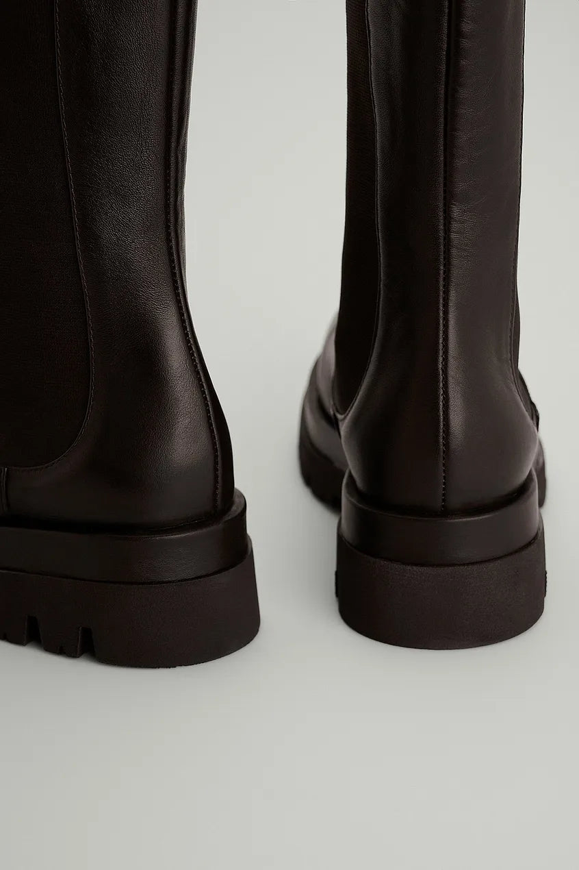 Leather Calf Boots