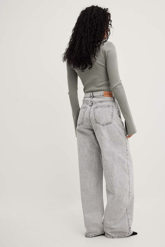 Loose Low Waist Long Jeans