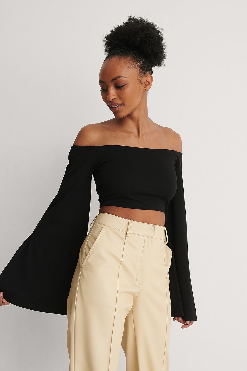 Off Shoulder top black