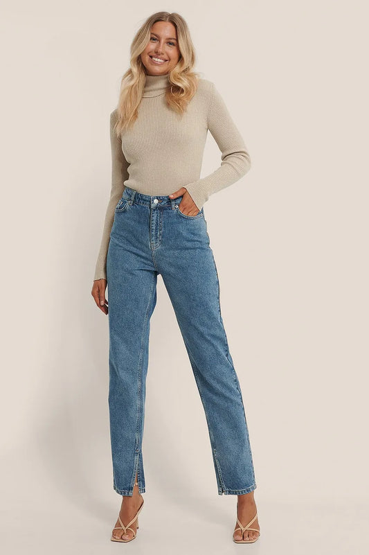 Side Slit Denim