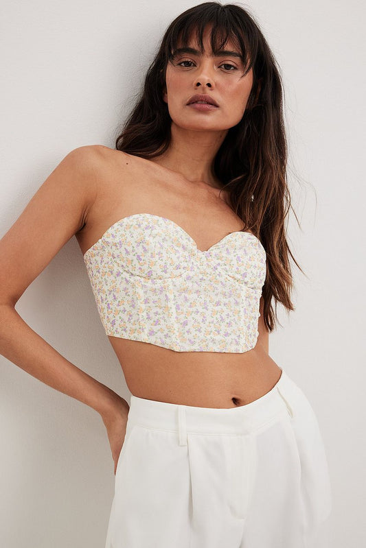 Printed Corset Top