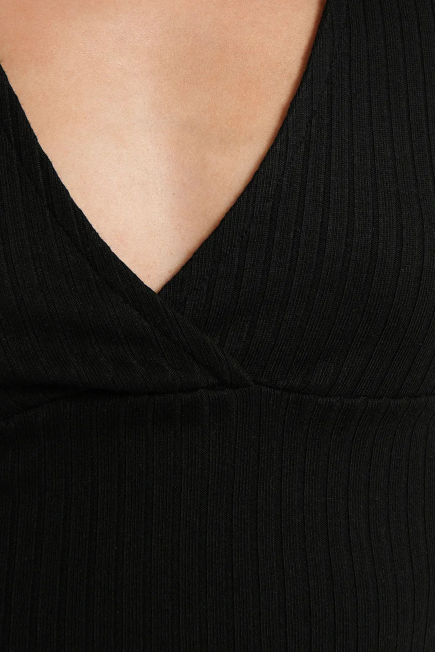 Short Sleeve V-Neck Top