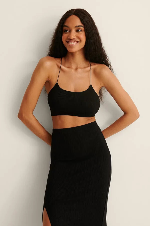 Spaghetti Strap Top Black