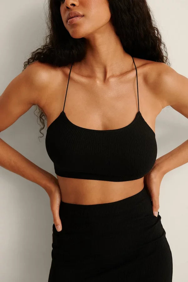 Spaghetti Strap Top Black