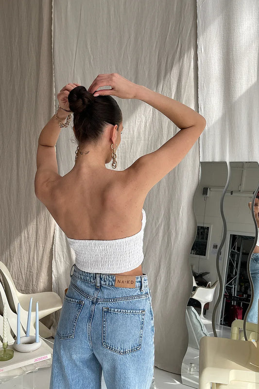 Structured Cropped Corset Top